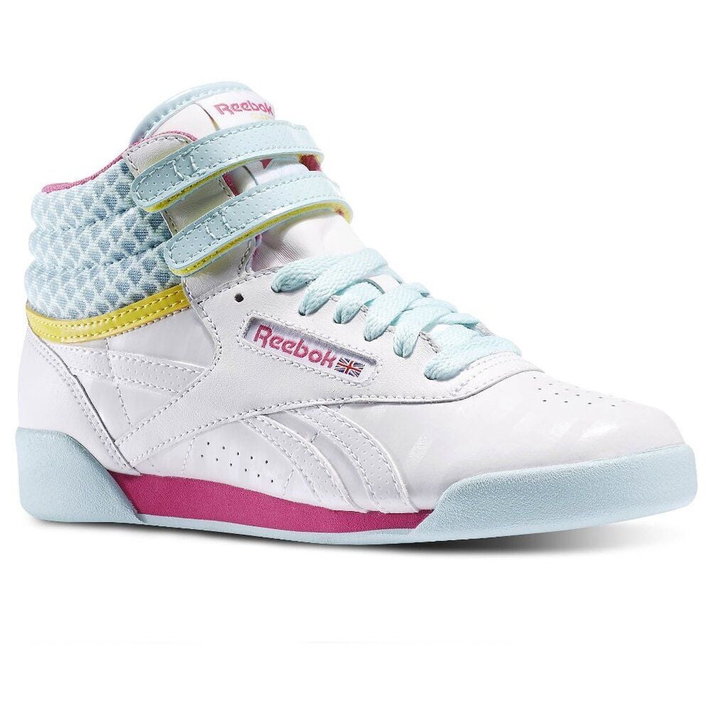 Reebok Freestyle Hi High Top Pastel Sneakers